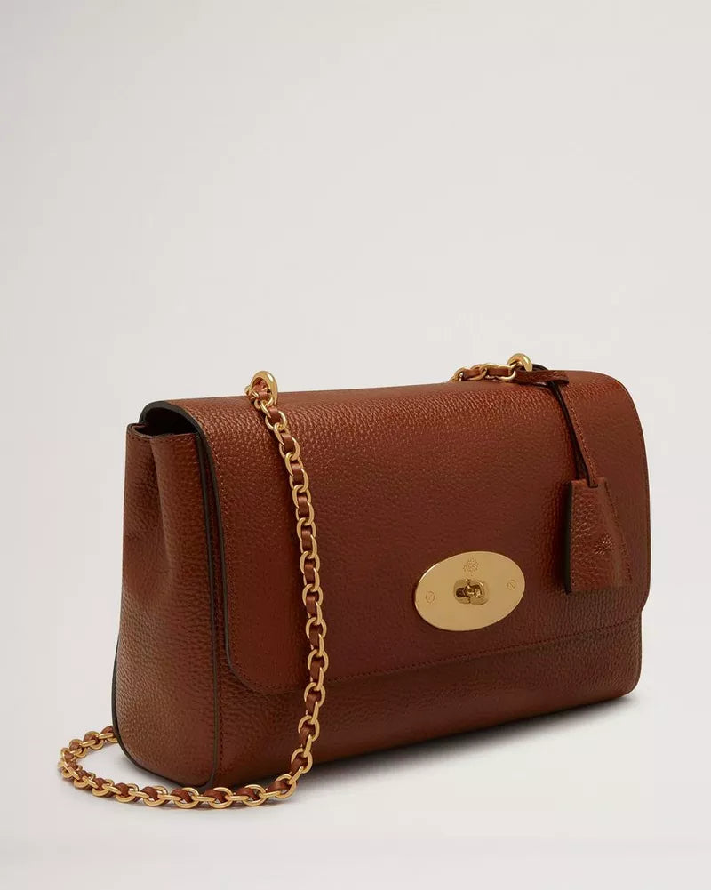 Mulberry Medium Lily Silky Calf Leather Shoulder Bag, Maple at